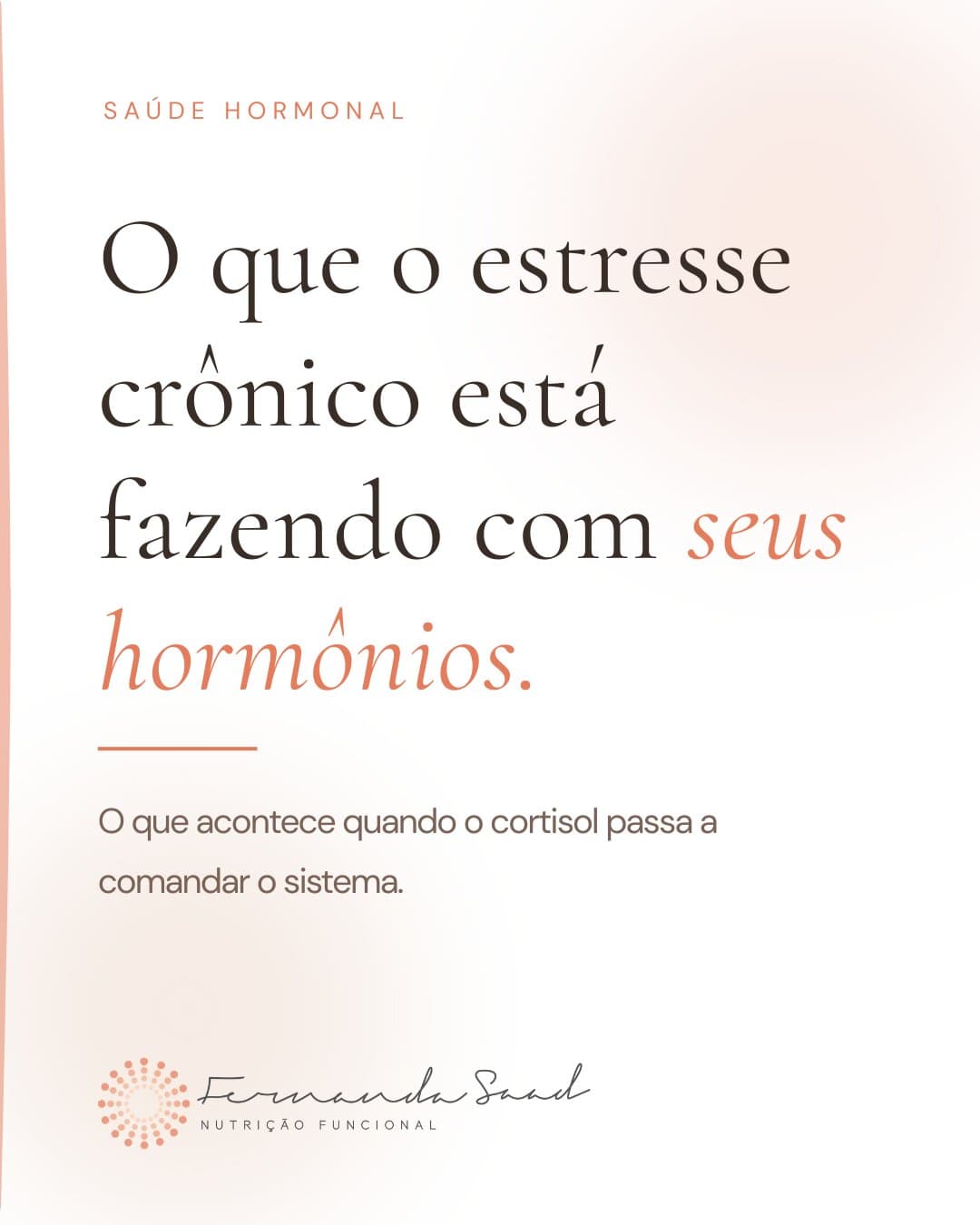 Estresse crônico e o corpo: como o cortisol afeta o intestino, o metabolismo e a inflamação